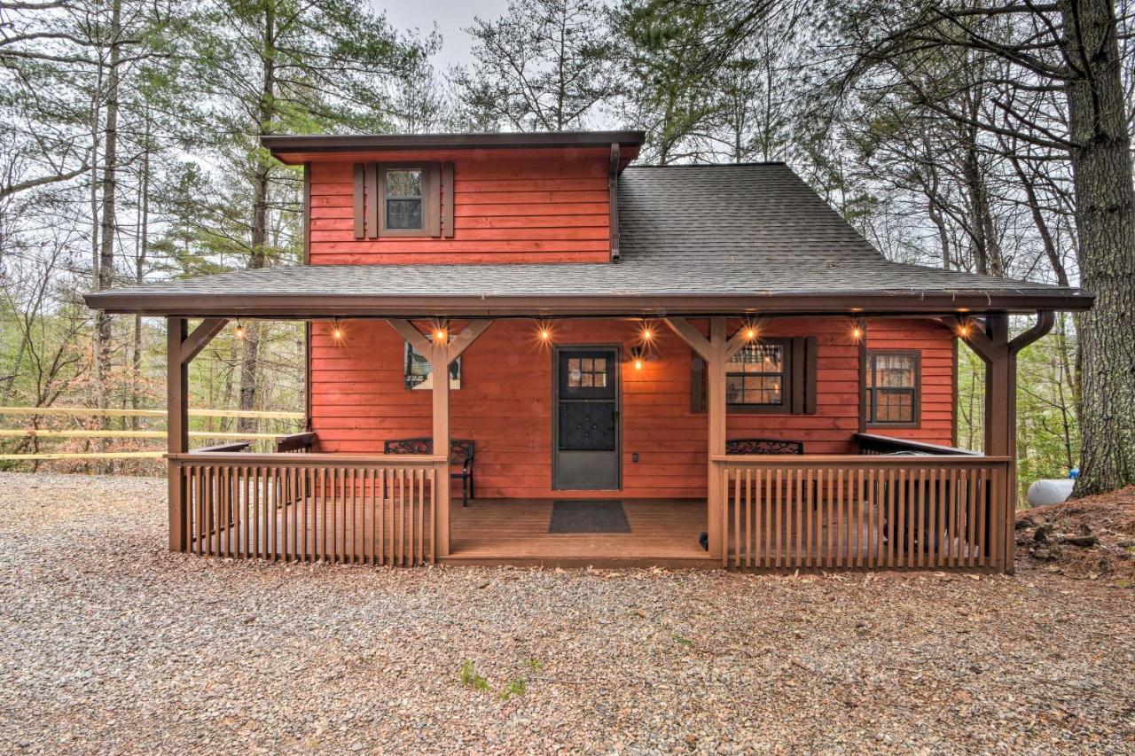 Modern Cabin With Deck In The Blue Ridge Mountains! Blairsville Kültér fotó