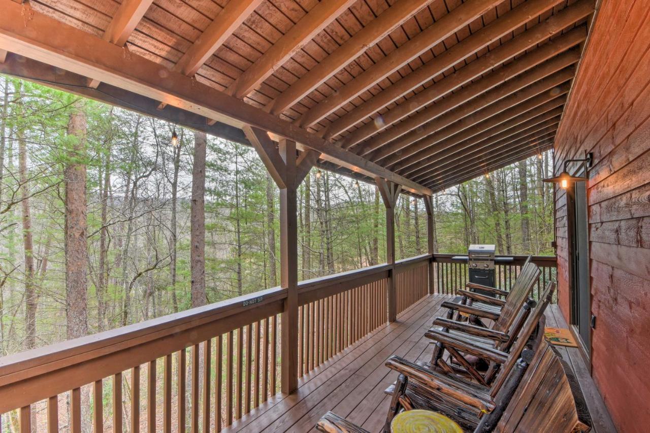 Modern Cabin With Deck In The Blue Ridge Mountains! Blairsville Kültér fotó